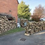 Rangement de bois de chauffage
